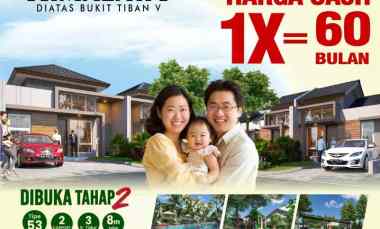 3kt 1km dijual rumah cluster murah tiban batam