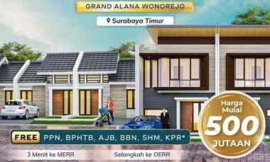 Alana Wonorejo Lauching Terbaru Banyak Unit Free KPR