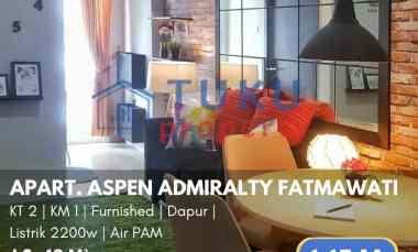 apartemen aspen fatmawati jakarta furnished 1 15m