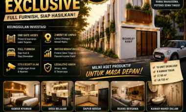 Cluster Kos Siap Huni Full Furnish, dekat Kampus