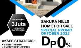 cluster rumah modern di selatan bsd 500 juta