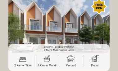 compact house muslim di jatimakmur pondok gede