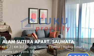 Apartemen Lux Alam Sutera Furnished 3.35m Langsung Huni