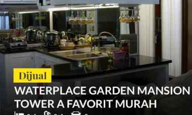 Jual Rugi Rumah Town House Garden Mansion Waterplace, Pakuwon Indah