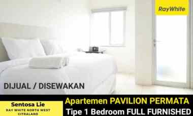 Dijual Apartemen Pavilion Permata Tipe 1 Bedroom Full Furnished
