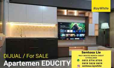 Dijual Apartemen Educity Tower Princeton Tipe 3 BR Full Furnished