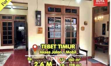 Rumah Dijual di Tebet Timur