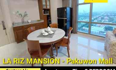 Apartemen La Riz Mansion Pakuwon Mall Tipe 3 Kamar Tidur FULL Furnish