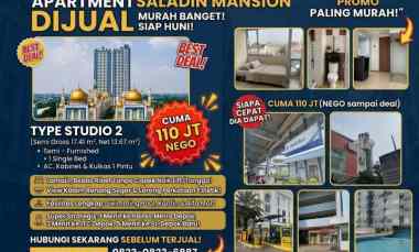 dijual apartemen saladdin mansion apartment