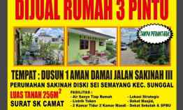 Dijual Cepat Rumah 3 Pintu