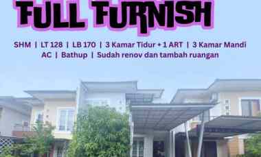 dijual cepat rumah full furnish di kota wisata cibubur