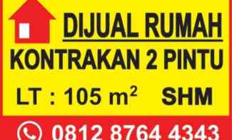 Dijual Cepat Rumah Kontrakan 2 Pintu