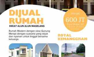 dijual cluster dekat alun alun magelang