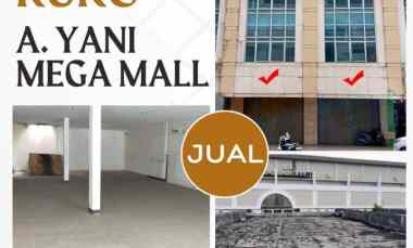 dijual disewakan ruko a yani mega mall kota pontianak