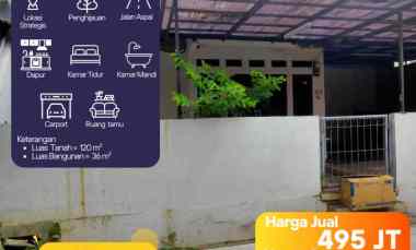 dijual disewakan rumah di perumahan bumi mutiara