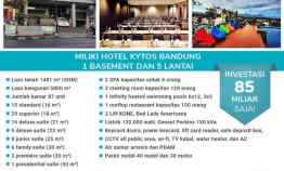 dijual hotel bandung 6 lantai