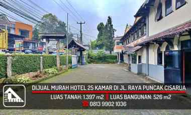 Hotel 25 Kamar Murah di Lokasi Strategis Jalan Raya Puncak Cisarua