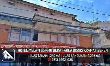 Hotel 85 Kamar di Area Bisnis Kramat Pulo, Senen, Jakarta Pusat
