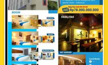 Dijual Hotel Lelang Kebayoran Baru Jakarta Selatan