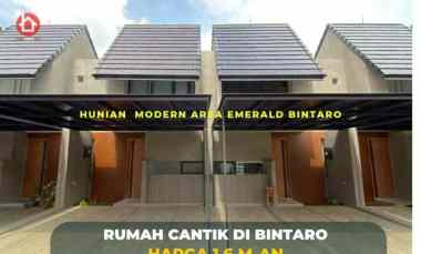 Dijual Hunian Baru dalam Townhouse di Area Bintaro