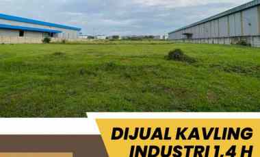 Dijual Kavling Industri Jababeka 1,4 Hektar