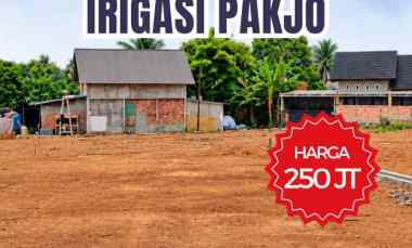 Dijual Kavling Irigasi Pakjo
