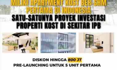 Rumah Kost Dijual dekat Gerbang Utama Kampus IPB Dramaga