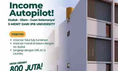 Syakura River VIEW Rumah Kost Dijual di Ipb Dramaga Bogor