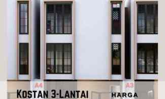 Dijual Unit Kostan 3-lantai 10-kamar di Kawasan Kampus UI Beji Depok