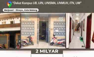 Rumah Kost Aktif Sangat dekat dengan Kampus UIN KOTA Malang