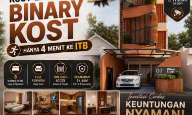 Dijual Kost Mewah 8 Kamar, Lokasi Favorit Mahasiswa ITB Unpad