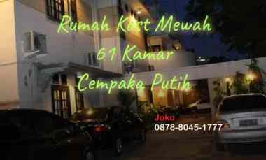 Rumah Kost dan Guest House Exclusive 61 Kamar di Cempaka Putih