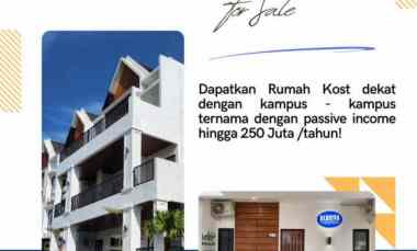 Investasi Rumah Kost Malang Kota 8 Kamar Harga 1M-an dekat UB 0812-141