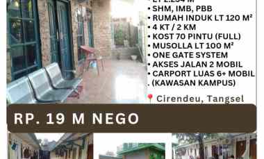 dijual kost jl cirendeu raya