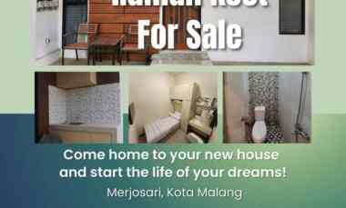 Jual Cepat Rumah Kost 8 Kamar Malang Kota Harga 1M dekat UB