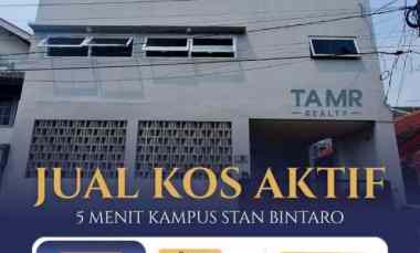 Investasi Rumah Kost 16 Kamar Full Sewa dekat Kampus Stan Bintaro