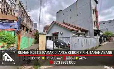 dijual kost kebon sirih tanah abang