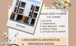 Jual Rumah Kost Putri dekat Kampus UI Depok