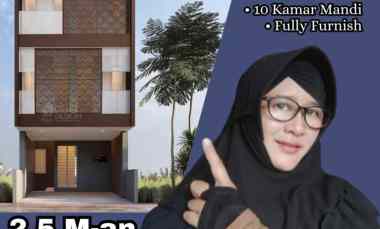 Rumah Kost Dijual 2 menit Pintu Kampus Kutek UI Depok 10 Kamar