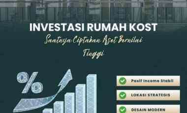 Investasi Kost Eksklusif di Malang Kota 8 Kamar dekat UB