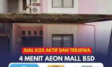 Rumah Kost 5 Kamar Khusus Putri Full Furnished di BSD Tangerang