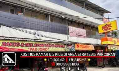 Rumah Kost 105 Kamar dan 5 Ruko Omset Istimewa di Pancoran