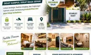Dijual Kos Eksklusif Full Furnish Siap Hasilkan Cuan di Jatinangor