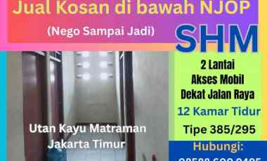 Jual Kost Matraman Jakarta Timur, Dibawah NJOP, SHM, Akses Mobil