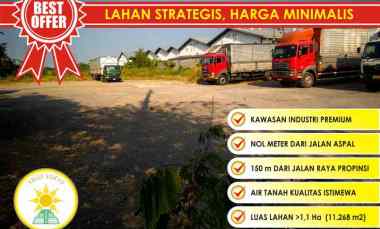 dijual lahan strategis dengan harga minimalis