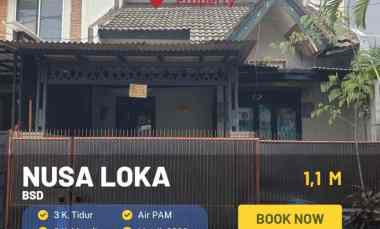 Rumah Dijual di Nusa Loka Sektor 14. 6 BSD