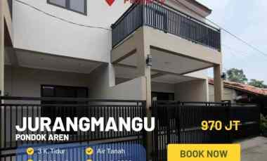 Rumah Dijual di Jurangmangu Barat, Pondok Aren, Tangerang Selatan