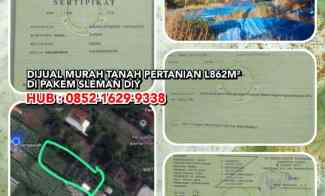 dijual murah tanah pertanian 862m di pakem sleman diy