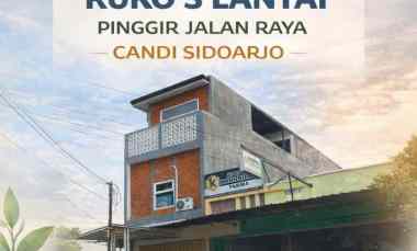 Dijual Ruko 3 Lantai Pinggir Jalan Raya, Candi Sidoarjo