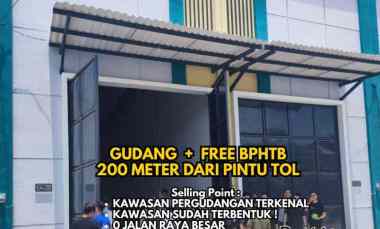 dijual ruko gudang kantor 200 meter pintu tol gresik